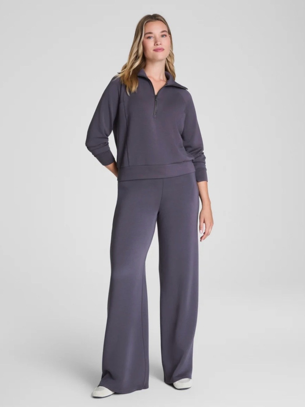 NWT! SPANX AirEssentials® Wide Leg Pant in Storm